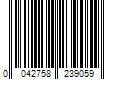 Barcode Image for UPC code 0042758239059