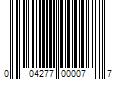 Barcode Image for UPC code 004277000077