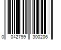 Barcode Image for UPC code 0042799300206