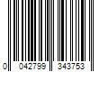 Barcode Image for UPC code 0042799343753