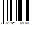 Barcode Image for UPC code 0042854181108