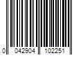 Barcode Image for UPC code 0042904102251