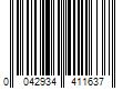 Barcode Image for UPC code 0042934411637