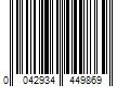 Barcode Image for UPC code 0042934449869