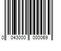 Barcode Image for UPC code 0043000000069