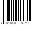 Barcode Image for UPC code 0043000002742