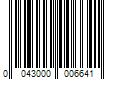 Barcode Image for UPC code 0043000006641