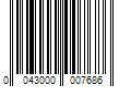 Barcode Image for UPC code 0043000007686