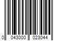 Barcode Image for UPC code 0043000023044