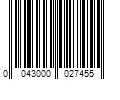 Barcode Image for UPC code 0043000027455