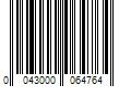 Barcode Image for UPC code 0043000064764