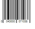 Barcode Image for UPC code 0043000071038