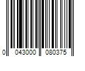 Barcode Image for UPC code 0043000080375