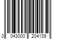 Barcode Image for UPC code 0043000204139