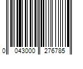 Barcode Image for UPC code 0043000276785