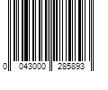 Barcode Image for UPC code 0043000285893