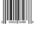 Barcode Image for UPC code 004300034666