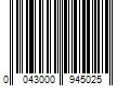 Barcode Image for UPC code 0043000945025