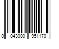 Barcode Image for UPC code 0043000951170