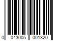 Barcode Image for UPC code 0043005001320