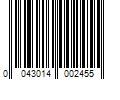 Barcode Image for UPC code 0043014002455