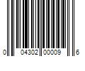 Barcode Image for UPC code 004302000096