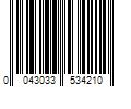 Barcode Image for UPC code 0043033534210. Product Name: 