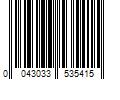 Barcode Image for UPC code 0043033535415