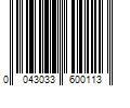 Barcode Image for UPC code 0043033600113