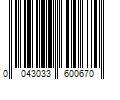 Barcode Image for UPC code 0043033600670