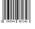 Barcode Image for UPC code 0043044981348