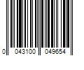 Barcode Image for UPC code 0043100049654