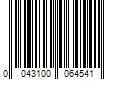 Barcode Image for UPC code 0043100064541