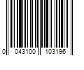 Barcode Image for UPC code 0043100103196