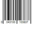 Barcode Image for UPC code 0043100103837