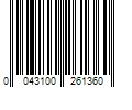 Barcode Image for UPC code 0043100261360