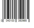 Barcode Image for UPC code 0043100350965