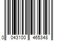 Barcode Image for UPC code 0043100465348