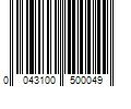 Barcode Image for UPC code 0043100500049