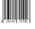 Barcode Image for UPC code 0043100701026