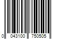 Barcode Image for UPC code 0043100750505