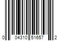 Barcode Image for UPC code 004310516572