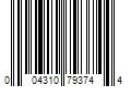 Barcode Image for UPC code 004310793744