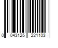 Barcode Image for UPC code 0043125221103