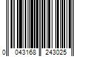 Barcode Image for UPC code 0043168243025. Product Name: G E LIGHTING 24302 3.5W LED A15 Bulb 2 Pack