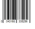 Barcode Image for UPC code 0043168335256