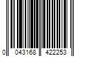 Barcode Image for UPC code 0043168422253