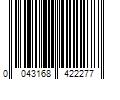 Barcode Image for UPC code 0043168422277