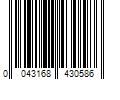 Barcode Image for UPC code 0043168430586. Product Name: GE Relax 65-Watt EQ BR30 Soft White Medium Base (E-26) Dimmable LED Light Bulb (4-Pack) | 43058