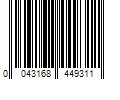 Barcode Image for UPC code 0043168449311